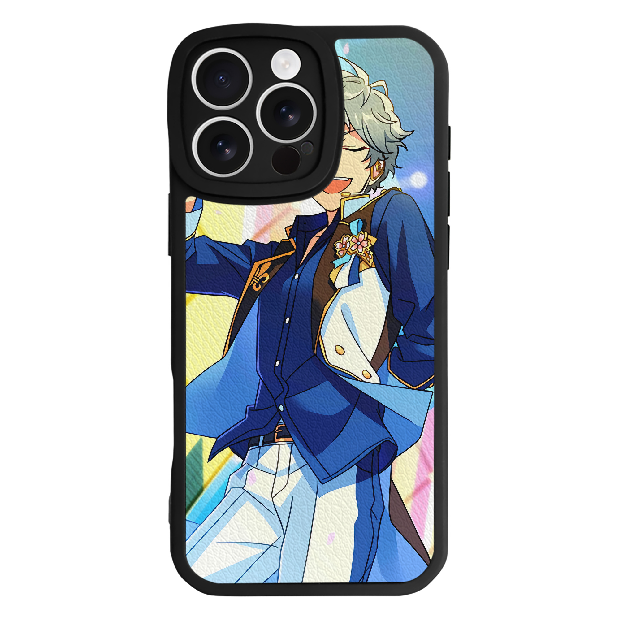 （画像用） あんさんぶるスターズ! Ensemble Stars 【iPhone 16シリーズ対応】シリコンスマホケース（レザー調） 材質：シリコン